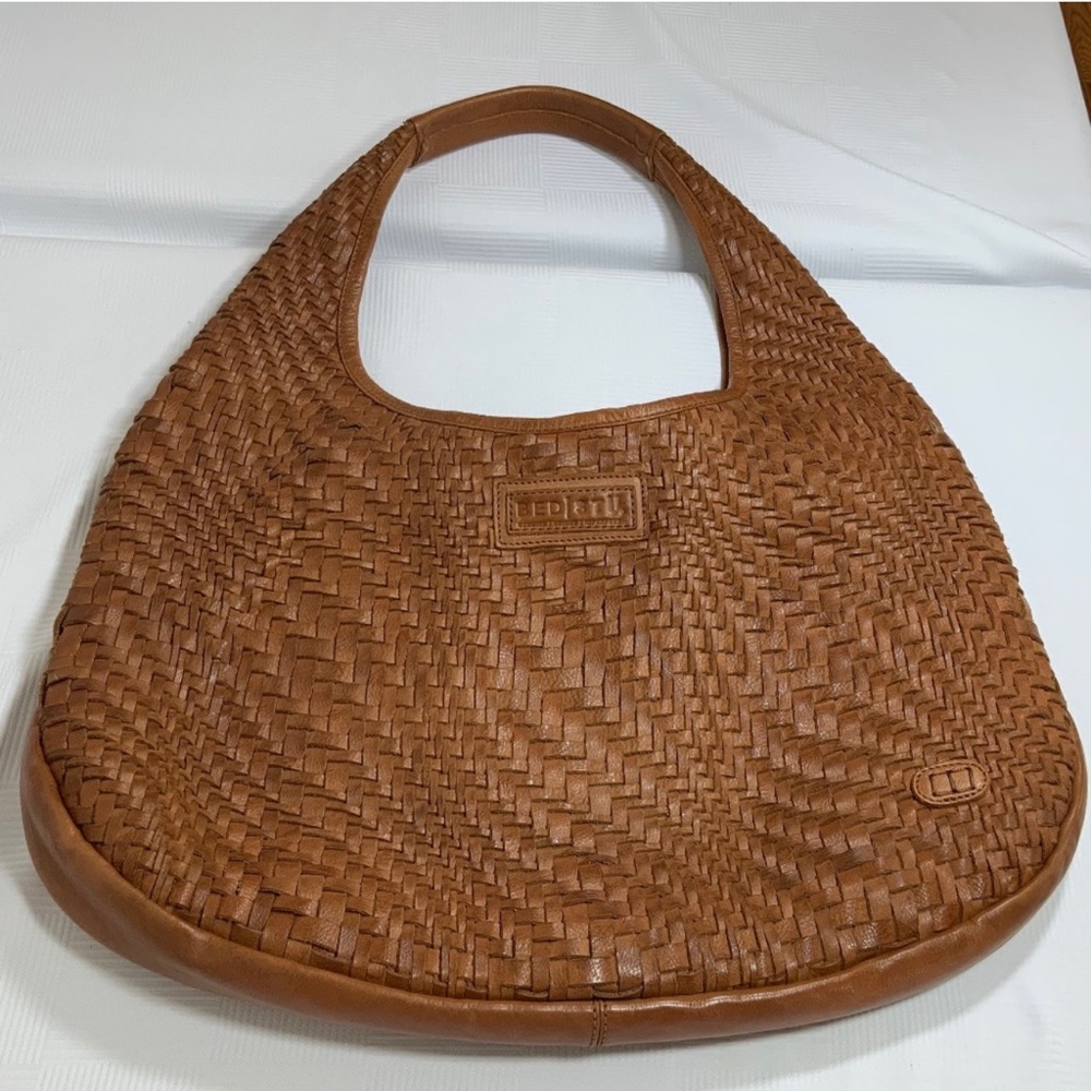 Bed Stü Addie Woven Leather Hobo Bag